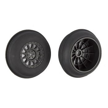TEAM ASSOCIATED SAND RIBBED FRONT TYRES ON METHOD SC WHEEL