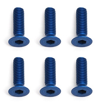 Team Associated Factory Team M3X10 Fhcs Blue Aluminium (6)