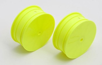 ASSOCIATED B44 FRONT WHEEL 2.2" YELLOW (10MM HEX)