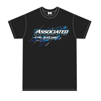ASSOCIATED AE 2017 WORLDS TEE (T-SHIRT) BLACK (MEDIUM)