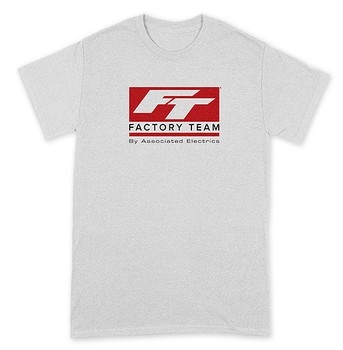 ASSOCIATED FACTORY TEAM T-SHIRT WHITE (SMALL)