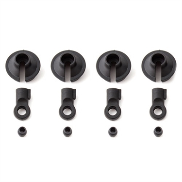 TEAM ASSOCIATED RC8B3/RC8B3.1//RC8B3.2 SHOCK ROD ENDS & SPRING
CUPS 20MM
