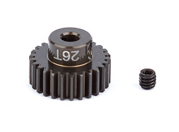 ASSOCIATED FACTORY TEAM ALUM. PINION GEAR 26T 48DP 1/8"SHAFT