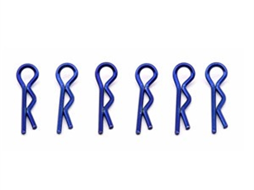 TEAM ASSOCIATED FACTORY TEAM BODY CLIPS METALLIC BLUE