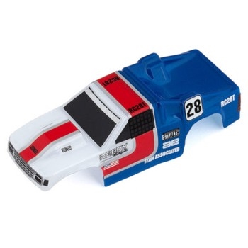 ASSOCIATED RC28T BODY BLUE/ WHITE