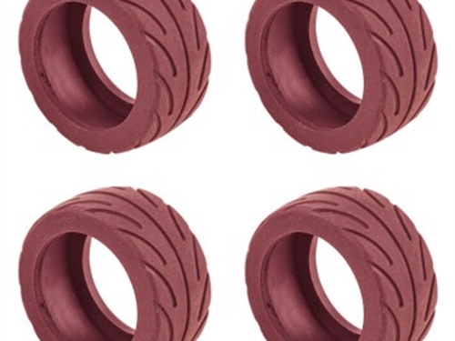 TEAM ASSOCIATED NANO SPORT RADIAL TYRES RED (4)