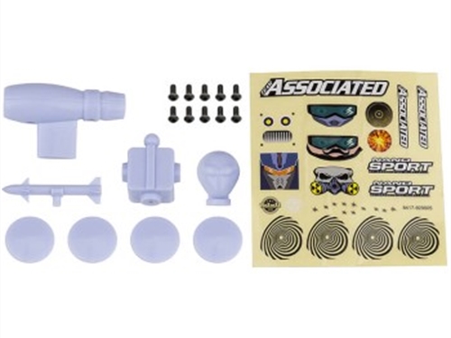 TEAM ASSOCIATED NANO SPORT SPACE PACK WHITE