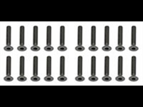 Team Associated M3 X 16mm Flat Head Hex Screws (10)