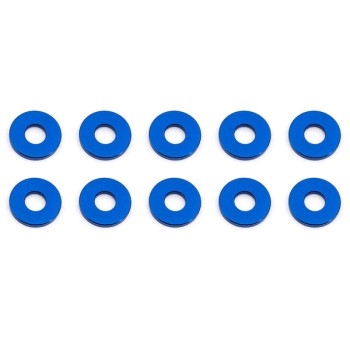 ASSOCIATED BULKHEAD WASHERS 7.8 x 1.0mm BLUE ALUMINIUM (10)