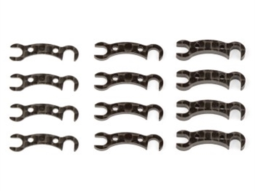 TEAM ASSOCIATED TC7.2 FT CAMBE R LINK MOUNT SHIMS GRAPHITE