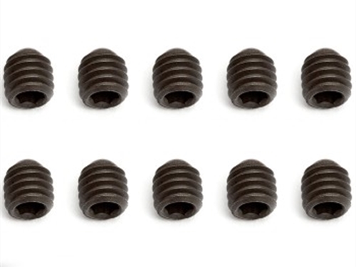 TEAM ASSOCIATED M4X4MM SET SCREW (10)