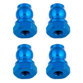 TEAM ASSOCIATED SHOCK BUSHINGS 10 MM BLUE ALUMINUM