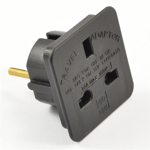 CML DISTRIBUTION PLUG ADAPTOR - UK TO EU CONVERTER