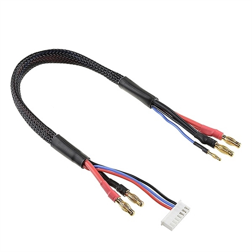 CORALLY CHARGE/BALANCE LEAD 4MM BULLIT CONNECTOR 2S CHARGER - 6S XH CONNECTOR 2MM BULLIT CONNECTOR