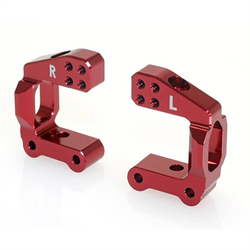 CEN STEERING HUB CARRIERS L/R CNC ALUMINIUM (1/8TH PUMA RALLY1)