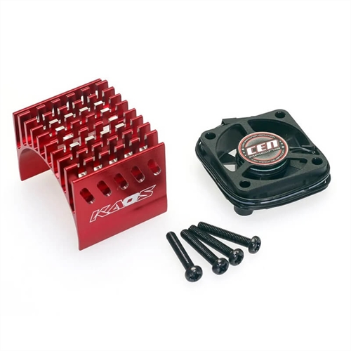 CEN ALUMINIUM HEATSINK RED (1/8TH PUMA RALLY1)