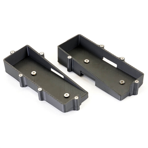 CENTRO RC8Be L/R BATTERY TRAYS FOR STICK PACKS (3D PRINTED)