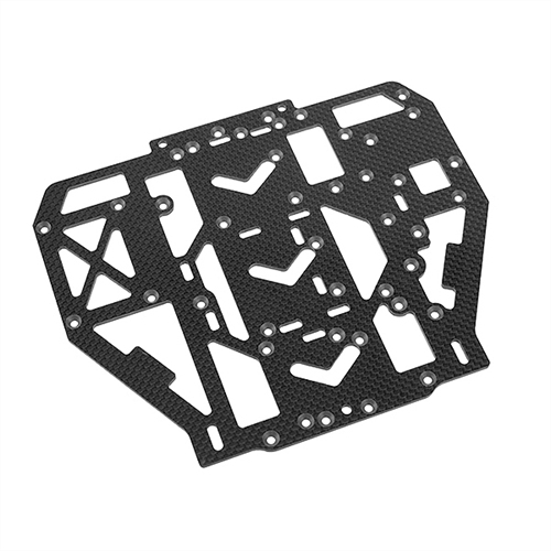 CORALLY RADIO PLATE SSX8X 3K CARBON 1 PC