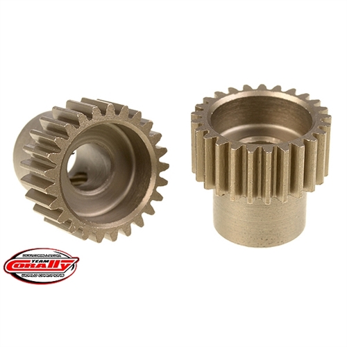 CORALLY 48 DP PINION SHORT HARDENED STEEL 25 TEETH 5M