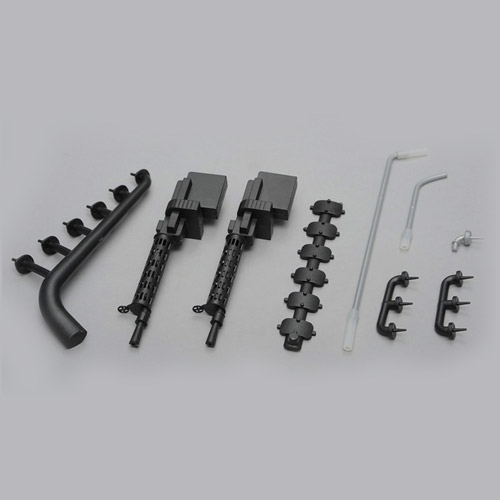DYNAM ALBATROS DVa SCALE EXHAUST AND MACHINE GUNS