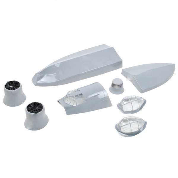 DYNAM CATALINA BLISTER PARTS (GREY)-CANOPY,COVERS,UNDERPAN