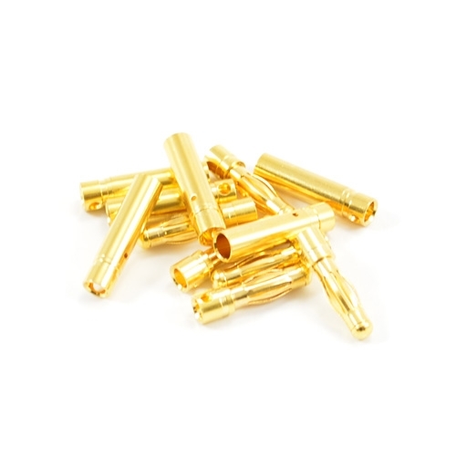 ETRONIX 4.0MM GOLD CONNECTORS (6 PAIRS MALE/FEMALE)