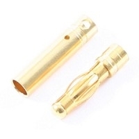 ETRONIX 4.0MM FEMALE GOLD CONNECTORS (10)