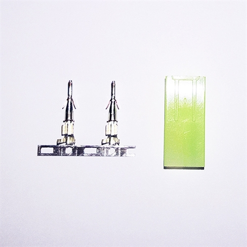 ETRONIX MINI TAMIYA FEMALE BLOCK & MALE CONNECTOR CRIMPS
