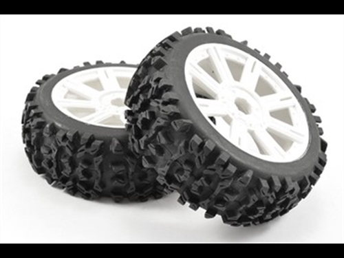 18 Premounted Spike Tyres On Wheels