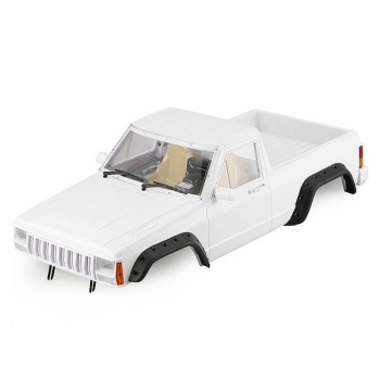 FASTRAX 1/10 ROCKEE PICK-UP & INTERIOR HARDBODY 313mm - WHITE
