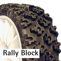 Fastrax Rally Block Tyre Set 4 With Foam Inserts