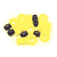 Fastrax Rose Joints (6) Yellow