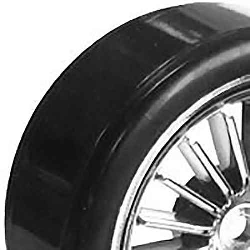 Fastrax 1/10th Street Wheel / Drift Tyres 20-Spoke Chrome