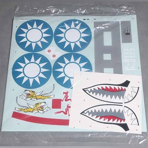 FMS P40B FLYING TIGER 2016 (1.4) DECAL SHEET