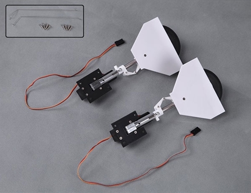 FMS 1400MM T28 TROJAN V4 MAIN LANDING GEAR SYSTEM (COMPLETE)