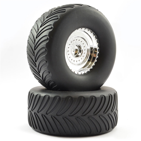 FTX MIGHTY THUNDER MOUNTED WHEEL/TYRE (PR)