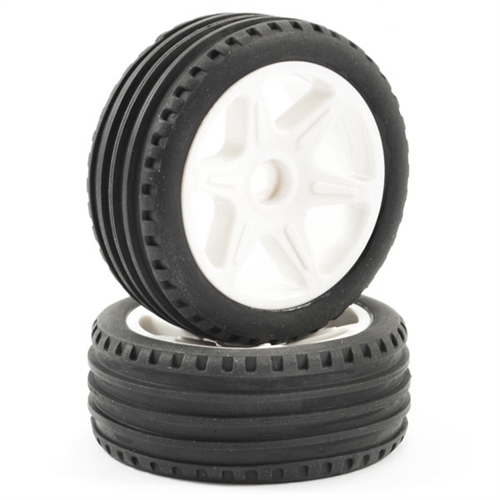 FTX COMET BUGGY FRONT MOUNTED TYRE & WHEEL YELLOW