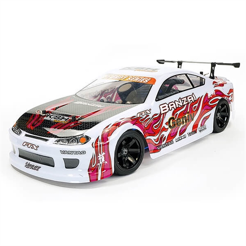 FTX BANZAI 110 STREETDRIFT NITRO 4WD RTR - WHITE
