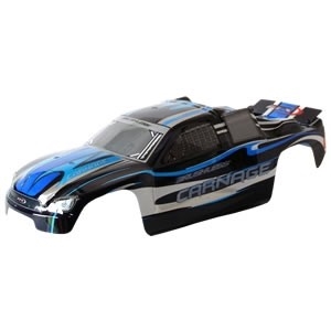 FTX CARNAGE ST PRINTED BODY - BLACK BRUSHLESS