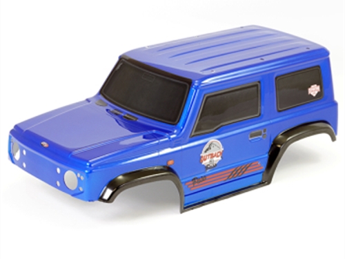 FTX OUTBACK 3 PASO PVC PAINTED BODY - BLUE