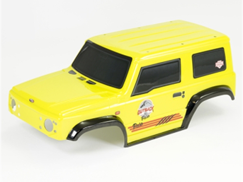 FTX OUTBACK 3 PASO PVC PAINTED BODY - YELLOW