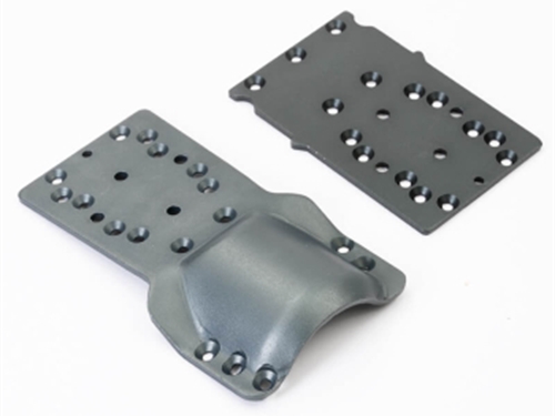 FTX ROKATAN FRONT & REAR ALU CHASSIS PLATES
