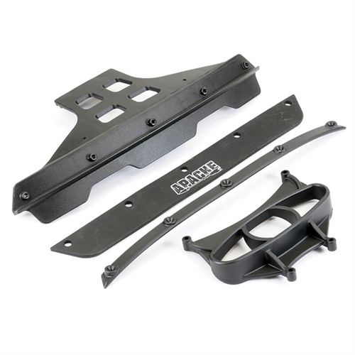 FTX APACHE FRONT BUMPER, MOUNT & RUBBER FLAP SET
