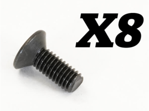 FTX ROKATAN FLAT HEAD CROSS SCREW M3X8
