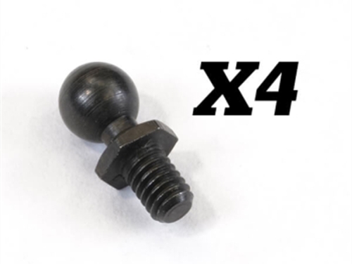FTX BALL STUD 4MM (4PC)