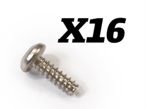 FTX BUTTON HEAD SELF-TAPPING 2X6MM SCREWS