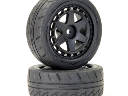 FTX STINGER FRONT 26MM RUBBER WHEEL/TYRES (PR)