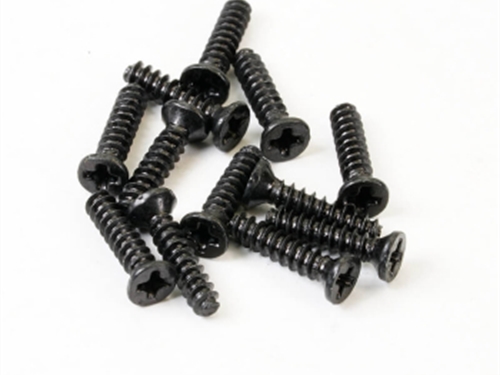 FTX HAVOK FLATHEAD SELF TAPPING SCREWS 2.3 x 10MM (12pc)