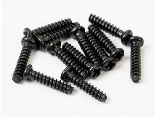 FTX HAVOK PANHEAD SELF TAPPING SCREWS 2.3 x 10MM (12pc)