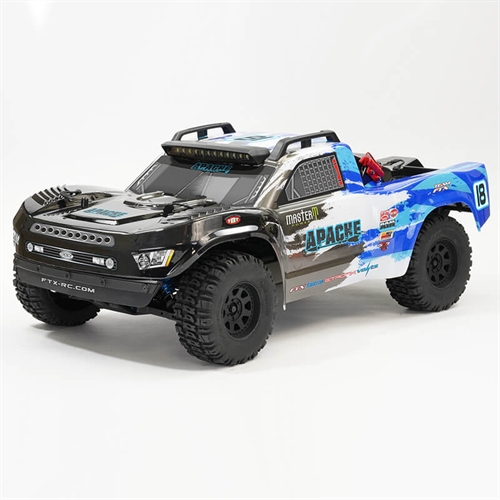 FTX APACHE 1/10 BRUSHLESS TROPHY TRUCK RTR - BLUE